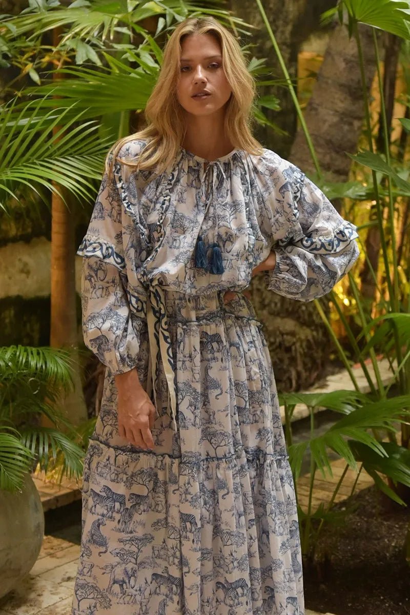 Francesa Maxi Dress - Polkadots & Moonbeams LAMiss JuneOSBLUEFrancesa Maxi Dress
