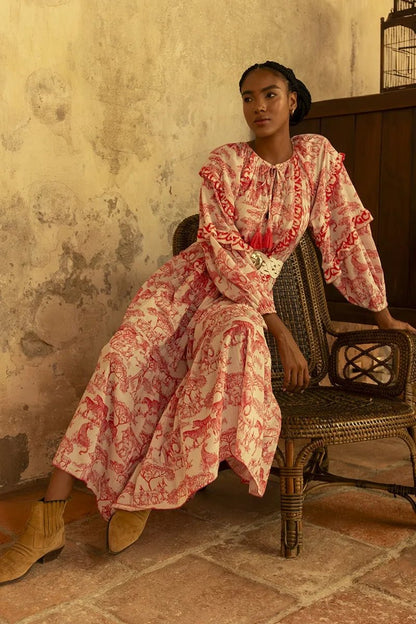 Francesa Maxi Dress - Polkadots & Moonbeams LAMiss JuneOSBLUEFrancesa Maxi Dress