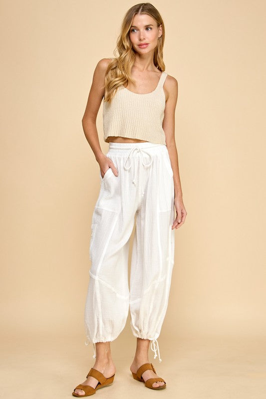 Gauzy Parachute Pants