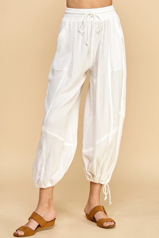 Gauzy Parachute Pants
