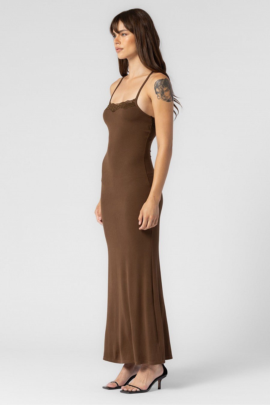 Gina Ribbed Maxi - Polkadots & Moonbeams LABeige BotanySmallGina Ribbed Maxi