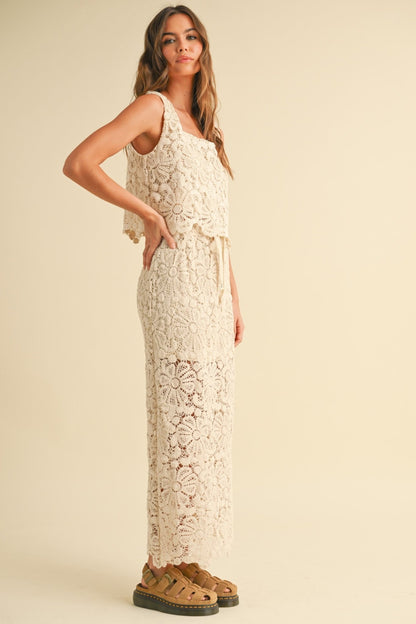 Goldie Crochet Top - Polkadots & Moonbeams LAPolkadots & MoonbeamsBeigeSGoldie Crochet Top