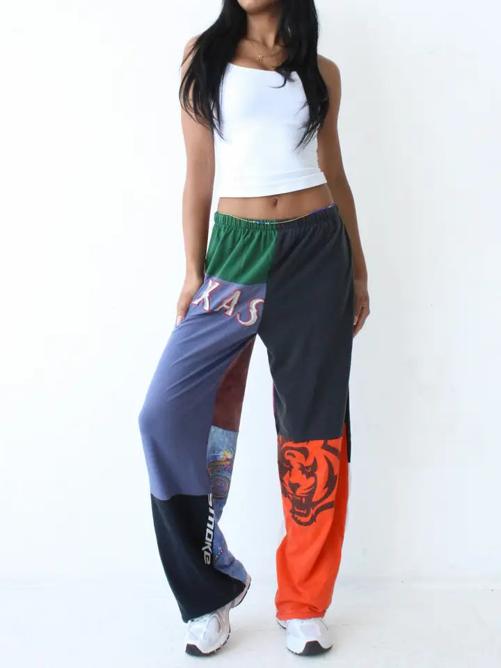 Recycled Graphic Tee Pants