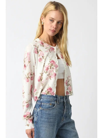 Hallie Floral Cardigan - Polkadots & Moonbeams LAPolkadots & MoonbeamsSHallie Floral Cardigan