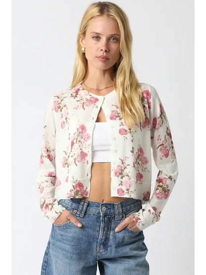 Hallie Floral Cardigan - Polkadots & Moonbeams LAPolkadots & MoonbeamsSHallie Floral Cardigan