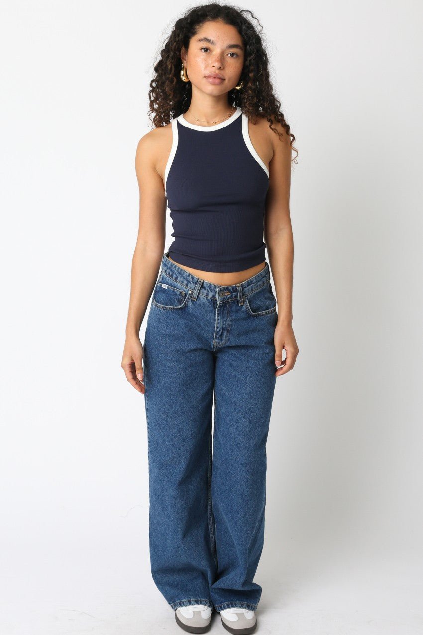 Hana Ringer Tank - Polkadots & Moonbeams LAPolkadots & MoonbeamsBlackSHana Ringer Tank