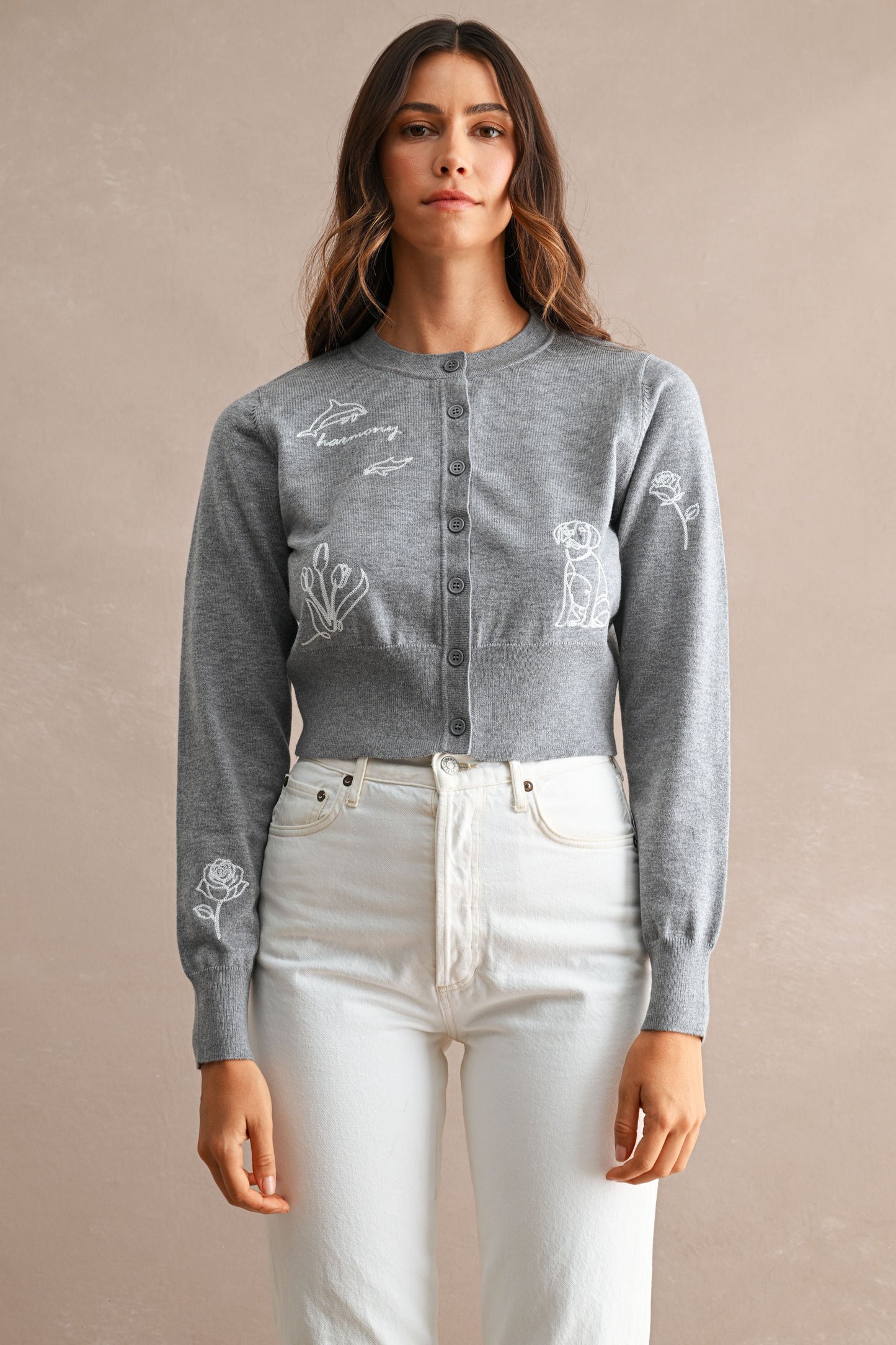 Harmony Embroidered Cardigan