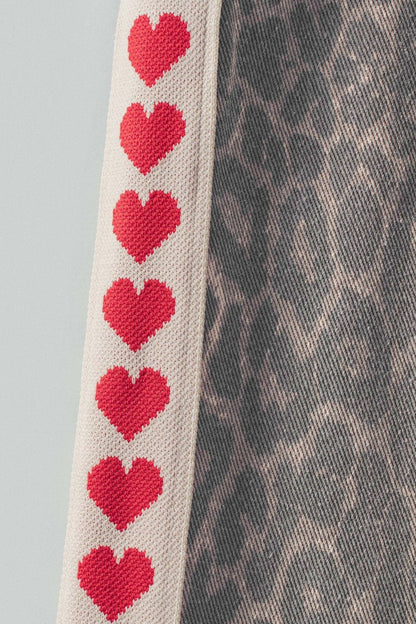 Heart Trim Leopard Pants - Polkadots & Moonbeams LAPolkadots & MoonbeamsSHeart Trim Leopard Pants