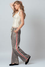 Heart Trim Leopard Pants - Polkadots & Moonbeams LAPolkadots & MoonbeamsSHeart Trim Leopard Pants