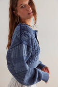 Heritage Cardi - Polkadots & Moonbeams LAFree PeopleBlueXSHeritage Cardi