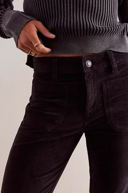 High Time Kick Flare - Polkadots & Moonbeams LAFree PeopleBlackCorduroy2High Time Kick Flare