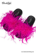Hot Pink Fearher - Polkadots & Moonbeams LABlack Cake Clothing6Hot Pink Fearher