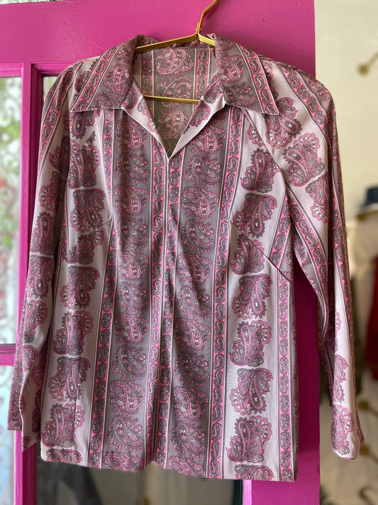 Vintage Paisley Blouse