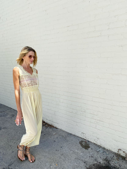 Sunshine Lace Maxi Dress