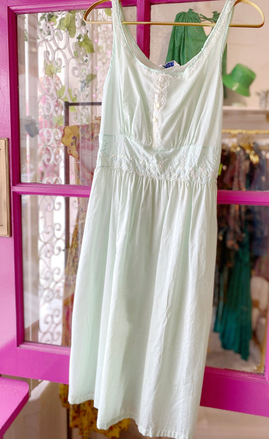 Mint Lace Vintage Dress