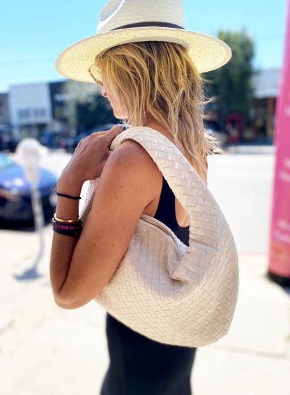 Italia Woven Vegan Bags - Polkadots & Moonbeams LAPolkadots & MoonbeamsblackItalia Woven Vegan Bags