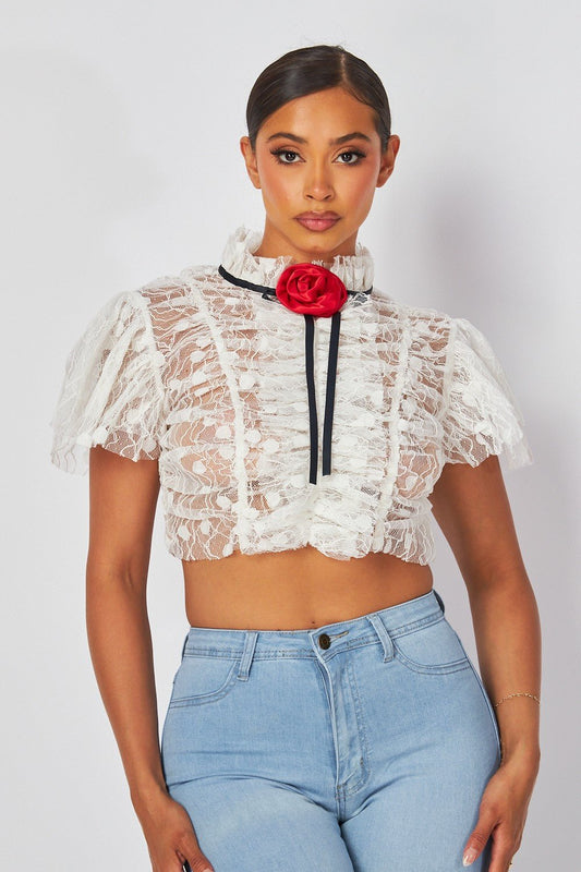 Janelle Lace Top - Polkadots & Moonbeams LAPolkadots & MoonbeamsSJanelle Lace Top