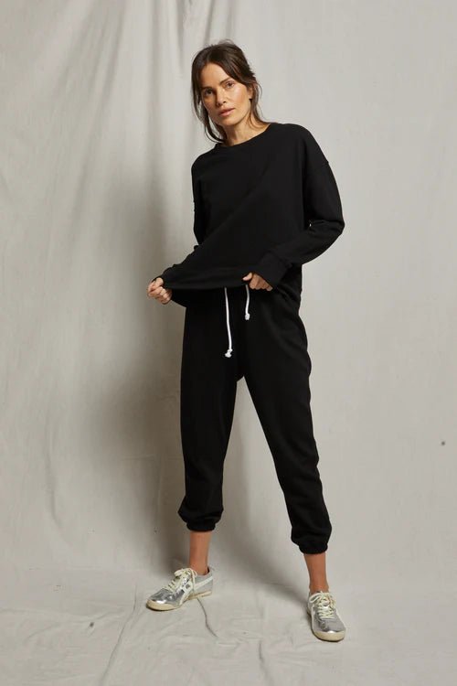 Johnny Terry Sweatpants - Polkadots & Moonbeams LAPerfect White TeeBlackXSJohnny Terry Sweatpants