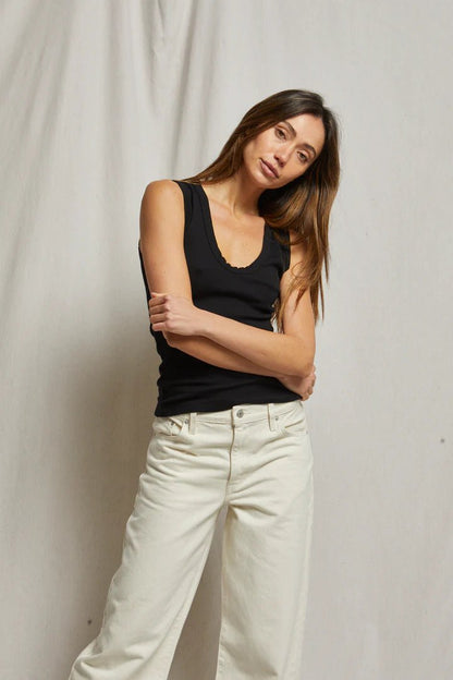Jordan Tank - Polkadots & Moonbeams LAPerfect White TeeBLACKXSJordan Tank