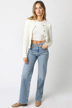 Kassidy Cable Knit Cardigan - Polkadots & Moonbeams LAPolkadots & MoonbeamsYellowSKassidy Cable Knit Cardigan