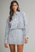 Kendall Mini Skirt - Polkadots & Moonbeams LAPolkadots & MoonbeamsBLACK/WHITESKendall Mini Skirt