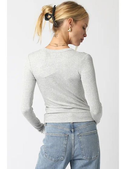 Kit Ribbed Long Sleeve - Polkadots & Moonbeams LAPolkadots & MoonbeamsBLACKSKit Ribbed Long Sleeve