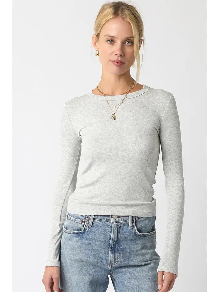 Kit Ribbed Long Sleeve - Polkadots & Moonbeams LAPolkadots & MoonbeamsBLACKSKit Ribbed Long Sleeve