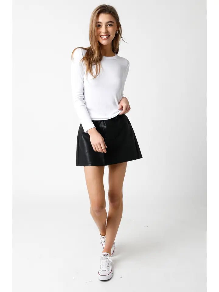 Kit Ribbed Long Sleeve - Polkadots & Moonbeams LAPolkadots & MoonbeamsBLACKSKit Ribbed Long Sleeve