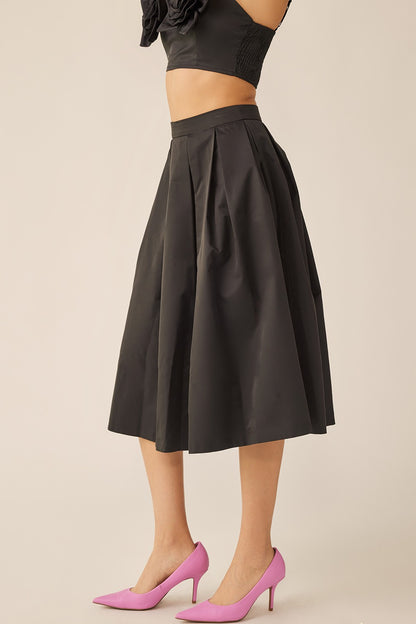Kyoto Midi Pleated Skirt