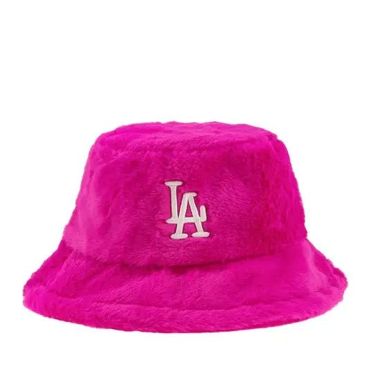 LA Fuzzy Bucket Hat - Polkadots & Moonbeams LAPolkadots & MoonbeamsWhiteLA Fuzzy Bucket Hat
