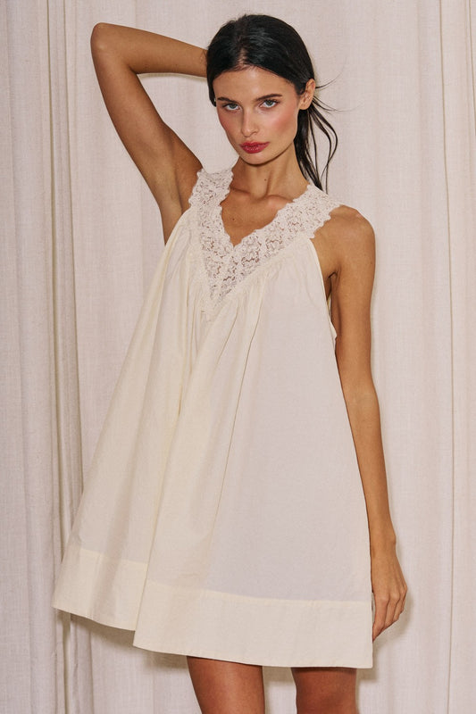 Lace Trim Mumu Mini