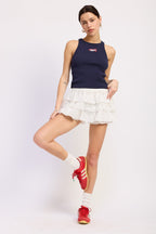 Lace Bloomer Skort - Polkadots & Moonbeams LAPolkadots & MoonbeamsivorySLace Bloomer Skort