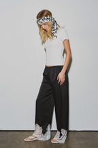 Lace Bottom Pants - Polkadots & Moonbeams LABeige BotanyBlackSLace Bottom Pants