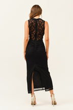 Lace Cutout Maxi - Polkadots & Moonbeams LAPolkadots & MoonbeamsBlackSLace Cutout Maxi