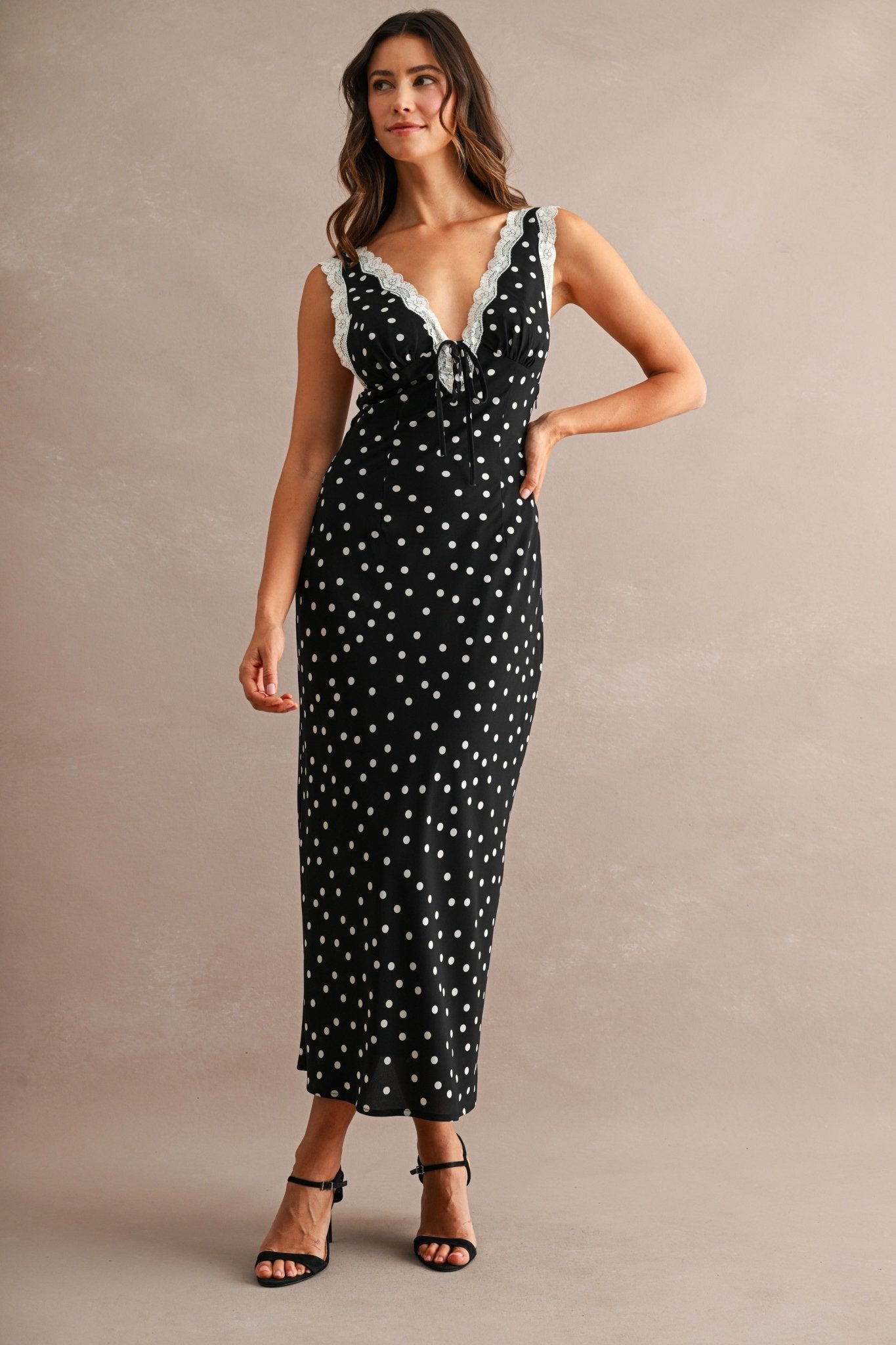 Lace Polkadots Maxi – Polkadots & Moonbeams