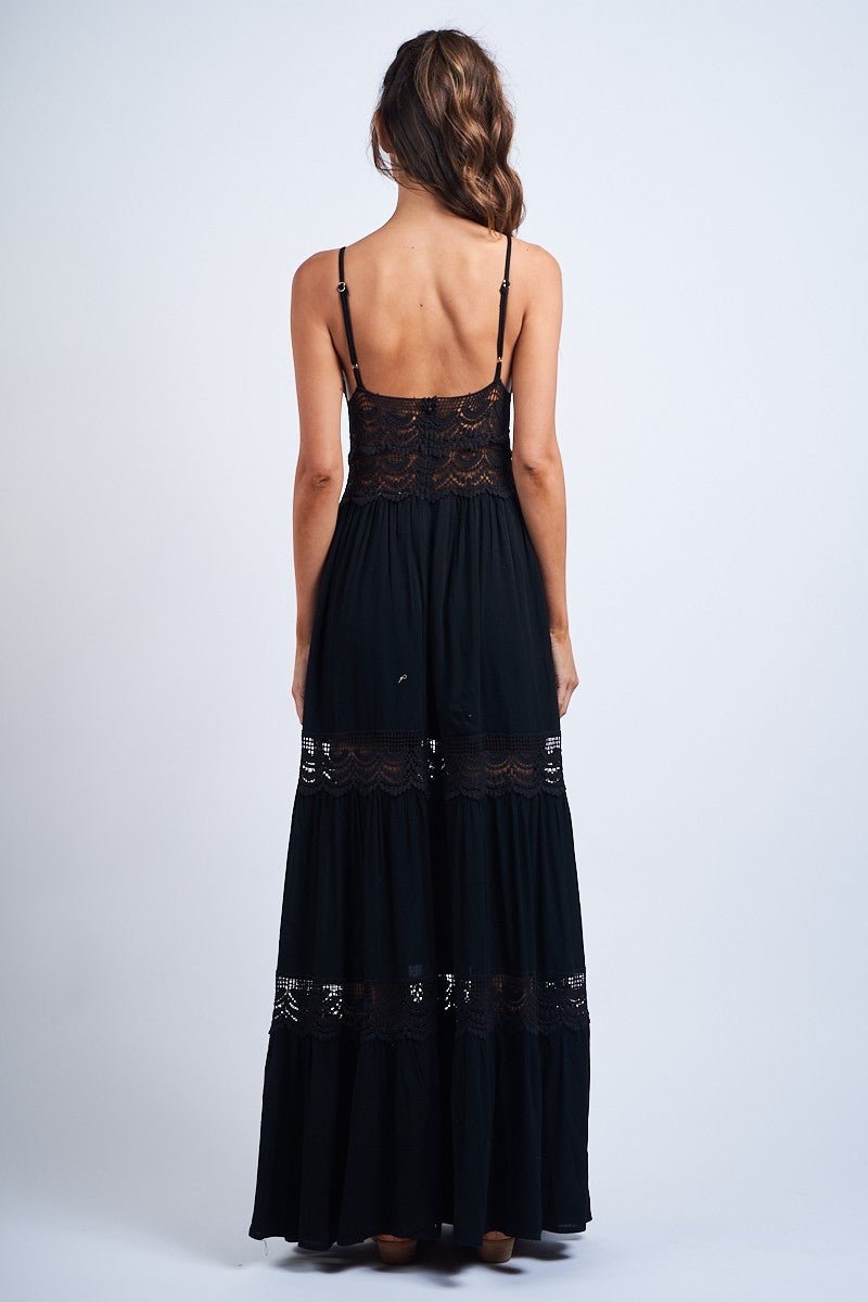 Lace Torso Maxi - Polkadots & Moonbeams LAPolkadots & MoonbeamsBLACKSLace Torso Maxi