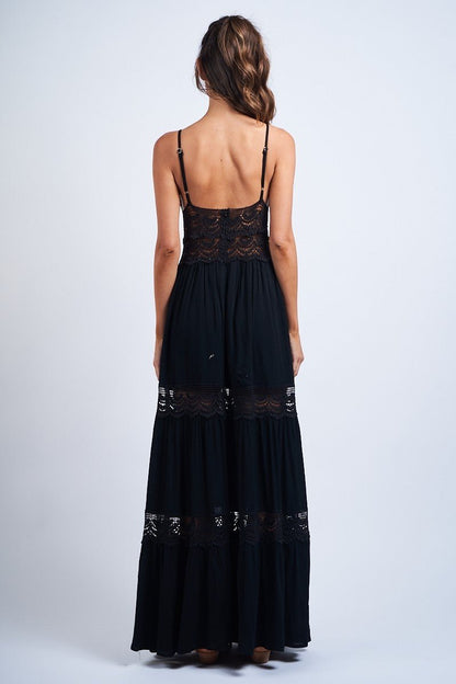 Lace Torso Maxi - Polkadots & Moonbeams LAPolkadots & MoonbeamsBLACKSLace Torso Maxi
