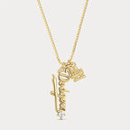 Layered Dodgers Necklace - Polkadots & Moonbeams LALuv AJGoldLayered Dodgers Necklace