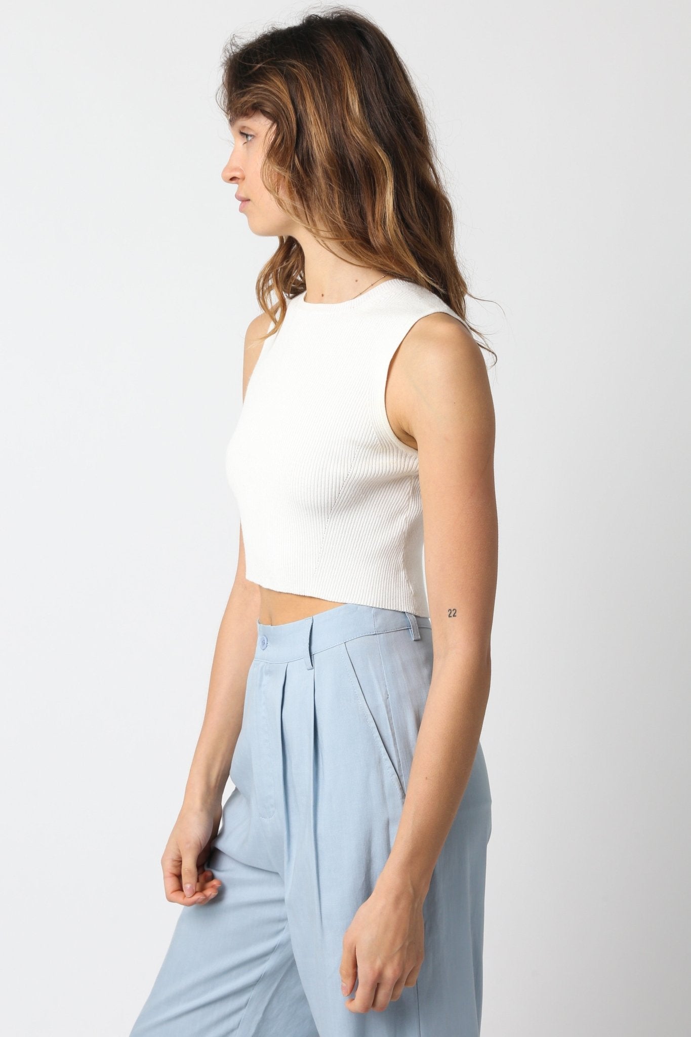Leelie Sweater Top - Polkadots & Moonbeams LAPolkadots & MoonbeamsWHITESLeelie Sweater Top