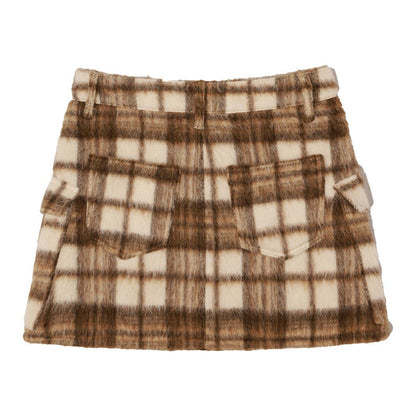Logo Plaid Mini Skirt - Polkadots & Moonbeams LAPolkadots & MoonbeamsSLogo Plaid Mini Skirt