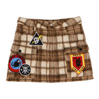 Logo Plaid Mini Skirt - Polkadots & Moonbeams LAPolkadots & MoonbeamsSLogo Plaid Mini Skirt