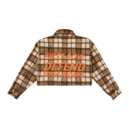 Logo Plaid Shacket - Polkadots & Moonbeams LAPolkadots & MoonbeamsSLogo Plaid Shacket