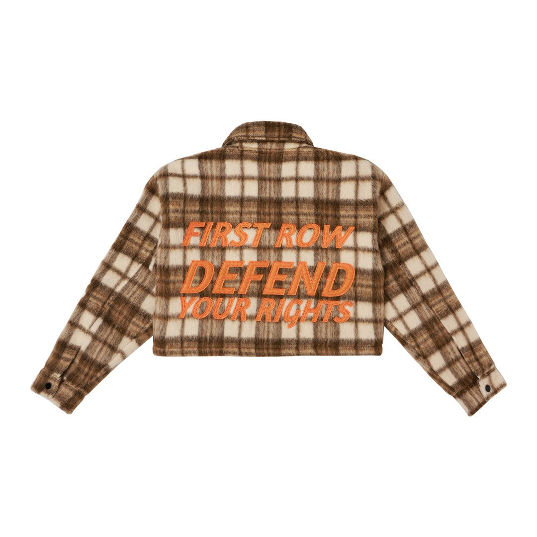 Logo Plaid Shacket