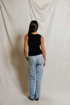 Loretta Tank - Polkadots & Moonbeams LAPerfect White TeeBlackXSLoretta Tank