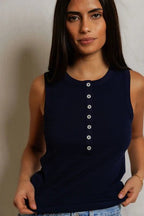 Loretta Tank - Polkadots & Moonbeams LAPerfect White TeeBlackXSLoretta Tank
