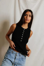 Loretta Tank - Polkadots & Moonbeams LAPerfect White TeeBlackXSLoretta Tank