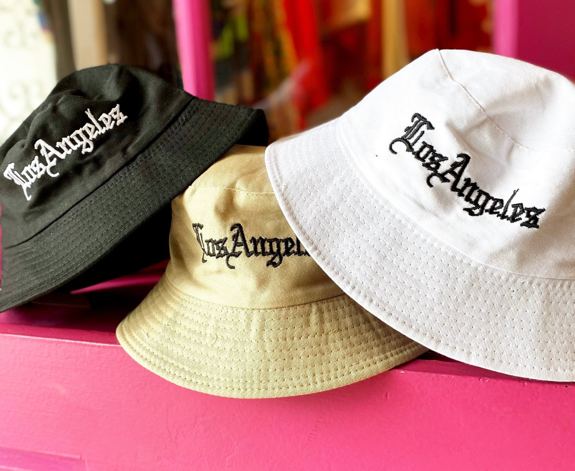 Los Angeles Bucket Hat - Polkadots & Moonbeams LAPolkadots & MoonbeamsblackLos Angeles Bucket Hat