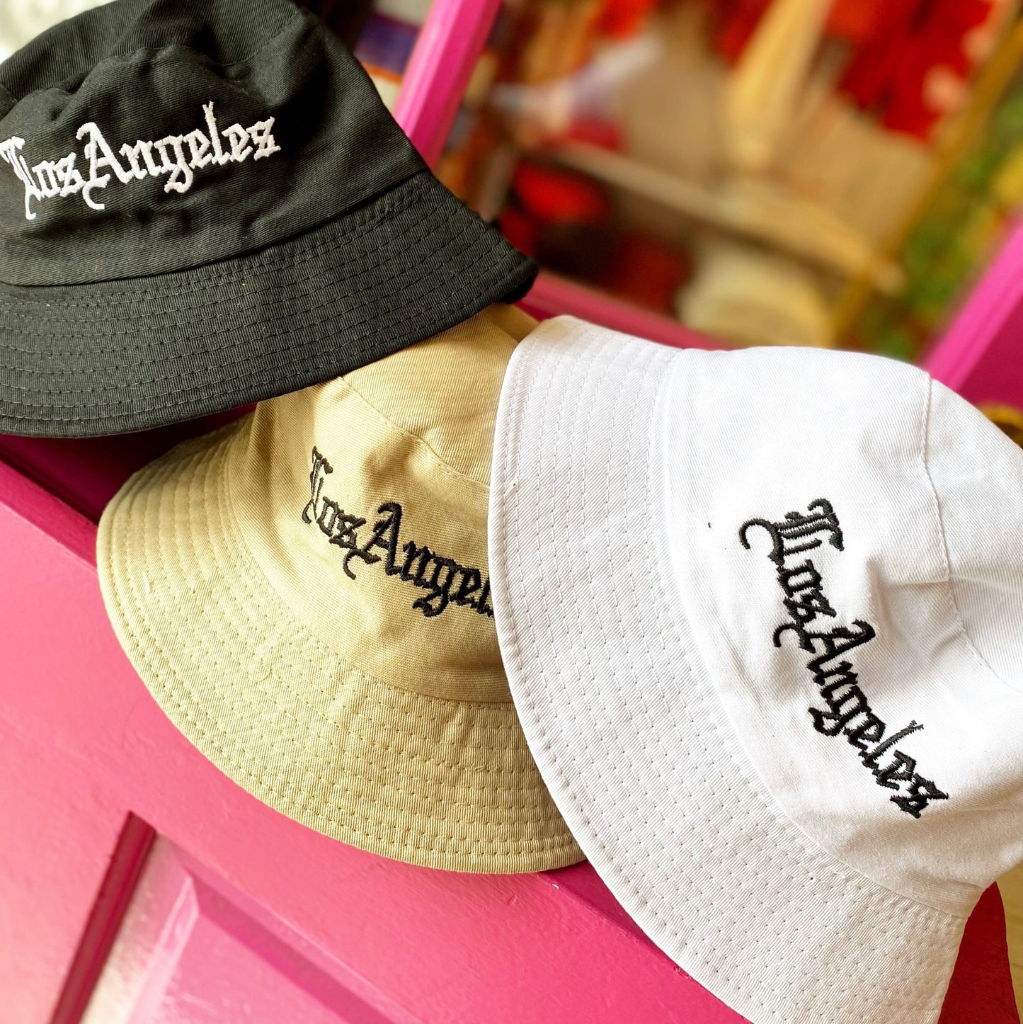 Los Angeles Bucket Hat - Polkadots & Moonbeams LAPolkadots & MoonbeamsblackLos Angeles Bucket Hat
