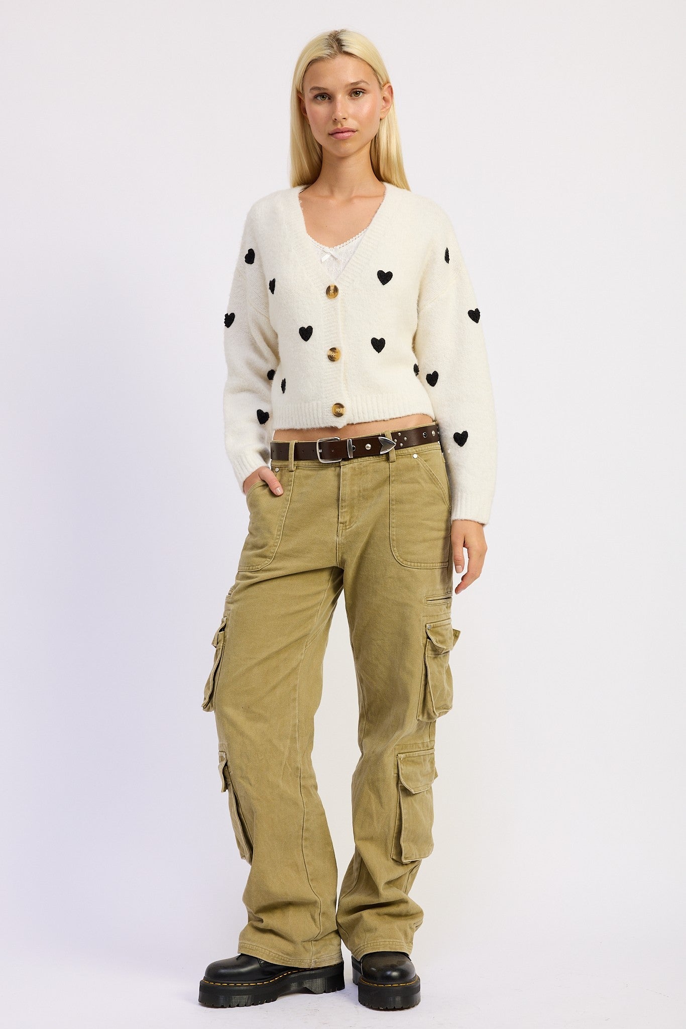 Love Cardigan - Polkadots & Moonbeams LAPolkadots & MoonbeamsIVORY/BLACKSLove Cardigan