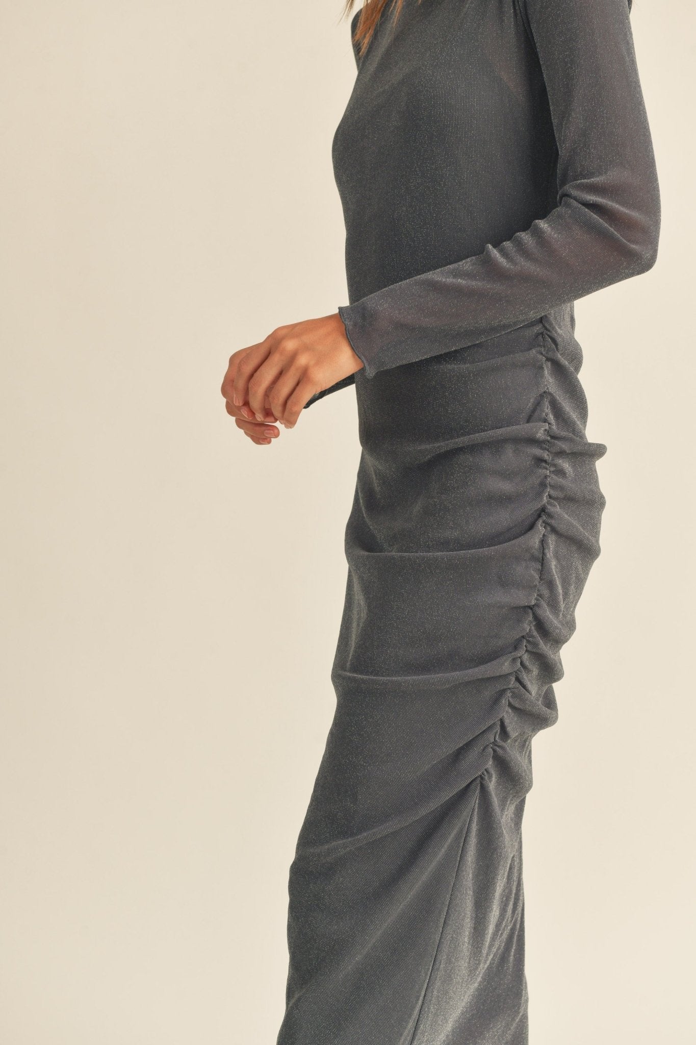 Lurex Mesh Midi - Polkadots & Moonbeams LAPolkadots & MoonbeamsSMALLGREY BLUELurex Mesh Midi